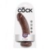 Fallo realistico ventosa Cock brown 21 cm Fallo realistico ventosa Cock brown 21 cm