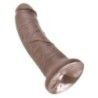 Fallo realistico ventosa Cock brown 21 cm Fallo realistico ventosa Cock brown 21 cm