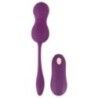 Palline vaginali vibranti + telecomando viola Palline vaginali vibranti + telecomando viola