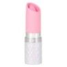 Vibratore mini a rossetto con lingua Lusty rosa