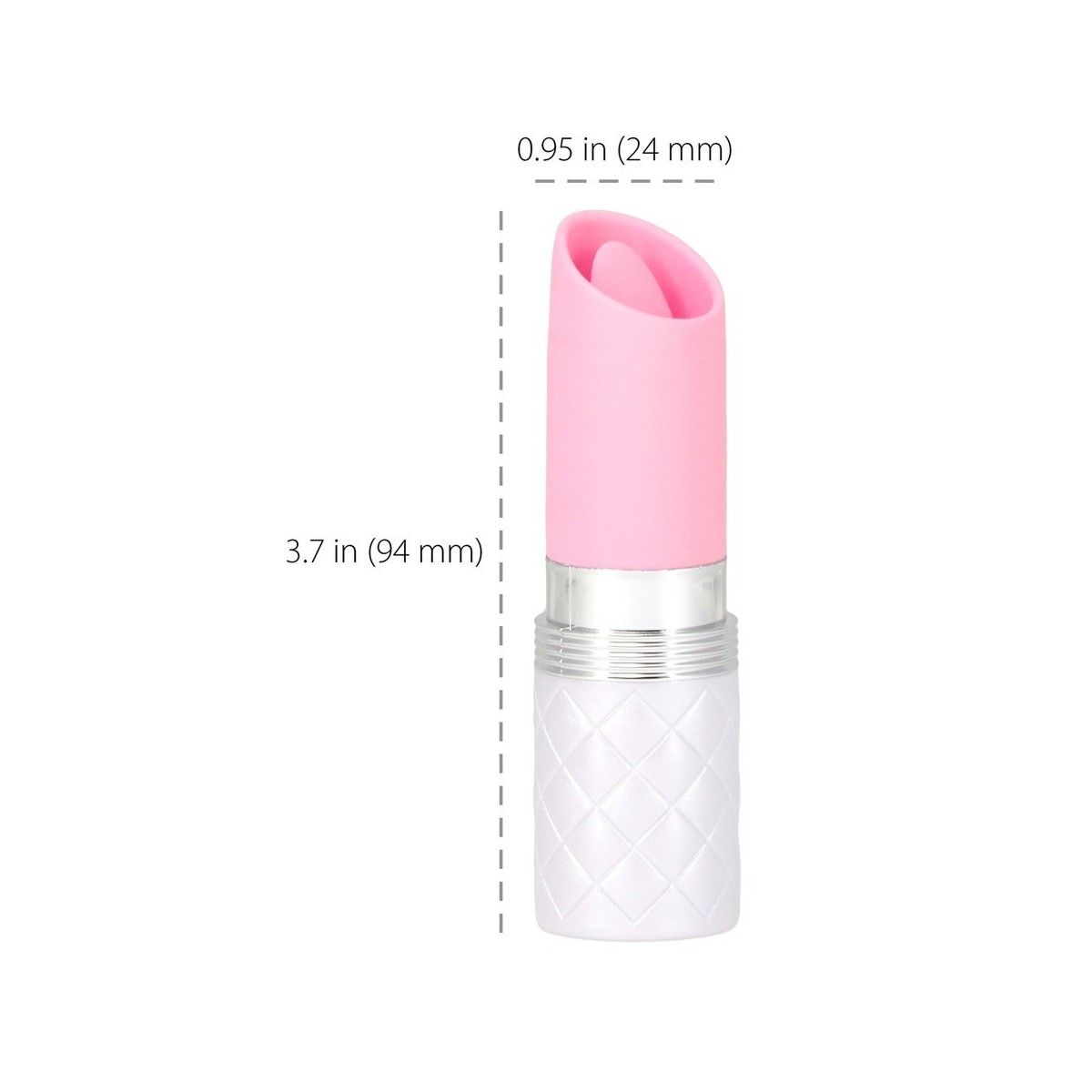 Vibratore a rossetto Lusty rosa