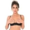 Reggiseno pizzo nero 1/4 coppa Reggiseno pizzo nero 1/4 coppa