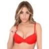 Reggiseno Push Up con pizzo su schiena rosso Reggiseno Push Up con pizzo su schiena rosso