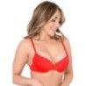 Reggiseno Push Up con pizzo su schiena rosso Reggiseno Push Up con pizzo su schiena rosso