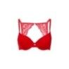 Reggiseno Push Up con pizzo su schiena rosso Reggiseno Push Up con pizzo su schiena rosso