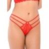 Tanga sexy pizzo con stringhe rosso Tanga sexy pizzo con stringhe rosso