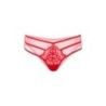 Tanga sexy pizzo con stringhe rosso Tanga sexy pizzo con stringhe rosso