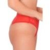 Slip pizzo cavallo aperto Hiphugger rosso Slip pizzo cavallo aperto Hiphugger rosso