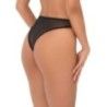 Slip pizzo cavallo aperto Hiphugger nero Slip pizzo cavallo aperto Hiphugger nero