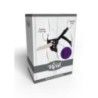 Cintura strap-on Harness viola e pizzo nero Cintura strap-on Harness viola e pizzo nero