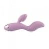 Vibratore rabbit doppio silicone rosa Vibratore rabbit doppio silicone rosa