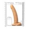 Fallo Strapon cavo con testicoli 27cm mulatto Fallo Strapon cavo con testicoli 27cm mulatto