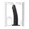Vibratore Strapon cavo 27 cm nero Vibratore Strapon cavo 27 cm nero