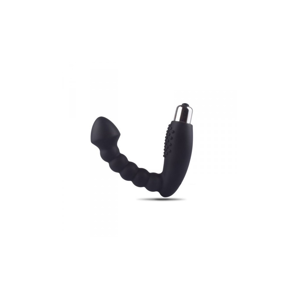 vibratore anale per uomo dildo vibrante per prostata in silicone nero