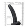 Vibratore Strapon cavo testicoli 27 cm nero Vibratore Strapon cavo testicoli 27 cm nero