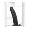 Vibratore Strapon cavo 24.5 cm nero Vibratore Strapon cavo 24.5 cm nero