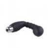 Vibratore anale per prostata in silicone nero Vibratore anale per prostata in silicone nero