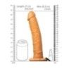 Fallo Strapon cavo 27 cm mulatto Fallo Strapon cavo 27 cm mulatto