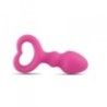 Plug anale heart clip tip cuore fucsia Plug anale heart clip tip cuore fucsia