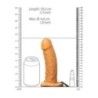 Fallo Strapon cavo 18.5 cm mulatto Fallo Strapon cavo 18.5 cm mulatto