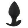 Plug anale kit 3 pz Anal Trainer Set nero Plug anale kit 3 pz Anal Trainer Set nero