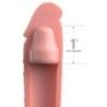 Guaina pene vibrante X-tensions 17,8cm chiara Guaina pene vibrante X-tensions 17,8cm chiara