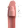 Guaina pene vibrante X-tensions 20 cm chiara Guaina pene vibrante X-tensions 20 cm chiara