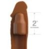 Guaina pene vibrante X-tensions 20 cm mulatta Guaina pene vibrante X-tensions 20 cm mulatta