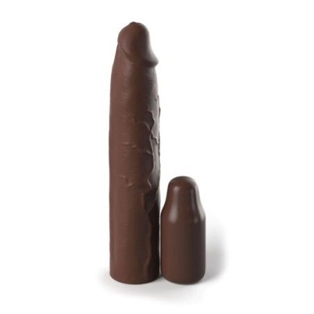 Guaina pene vibrante X-tensions 23 cm brown