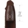 Guaina pene telecomando X-tensions 23cm brown Guaina pene telecomando X-tensions 23cm brown