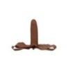 Dildo per viso indossabile marrone Dildo per viso indossabile marrone