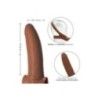 Dildo per viso indossabile marrone Dildo per viso indossabile marrone