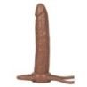 Fallo indossabile doppia penetrazione brown Fallo indossabile doppia penetrazione brown
