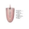 Pompa capezzoli e clito automatica oro rosa M Pompa capezzoli e clito automatica oro rosa M