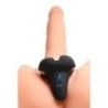 Anello pene e testicoli vibrante nero Anello pene e testicoli vibrante nero
