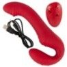 Vibratore strapon indossabile rosso Vibratore strapon indossabile rosso