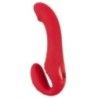 Vibratore strapon indossabile rosso Vibratore strapon indossabile rosso