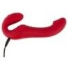 Vibratore strapon indossabile rosso Vibratore strapon indossabile rosso