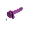 Fallo realistico Hismith 19 cm viola glitter Fallo realistico Hismith 19 cm viola glitter