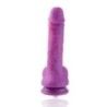 Fallo realistico Hismith 19 cm viola glitter Fallo realistico Hismith 19 cm viola glitter
