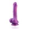 Fallo realistico Hismith 19 cm viola glitter Fallo realistico Hismith 19 cm viola glitter