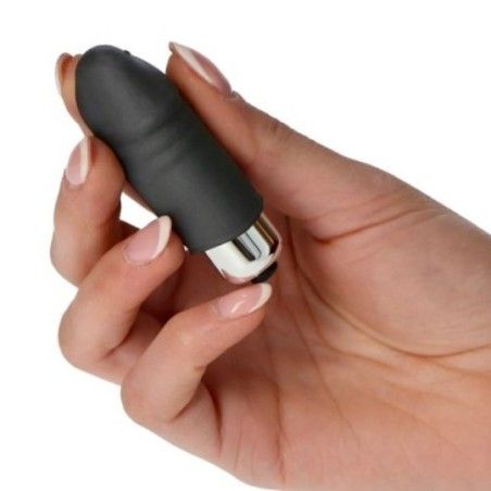 Mini Vibratore bullet realistico nero