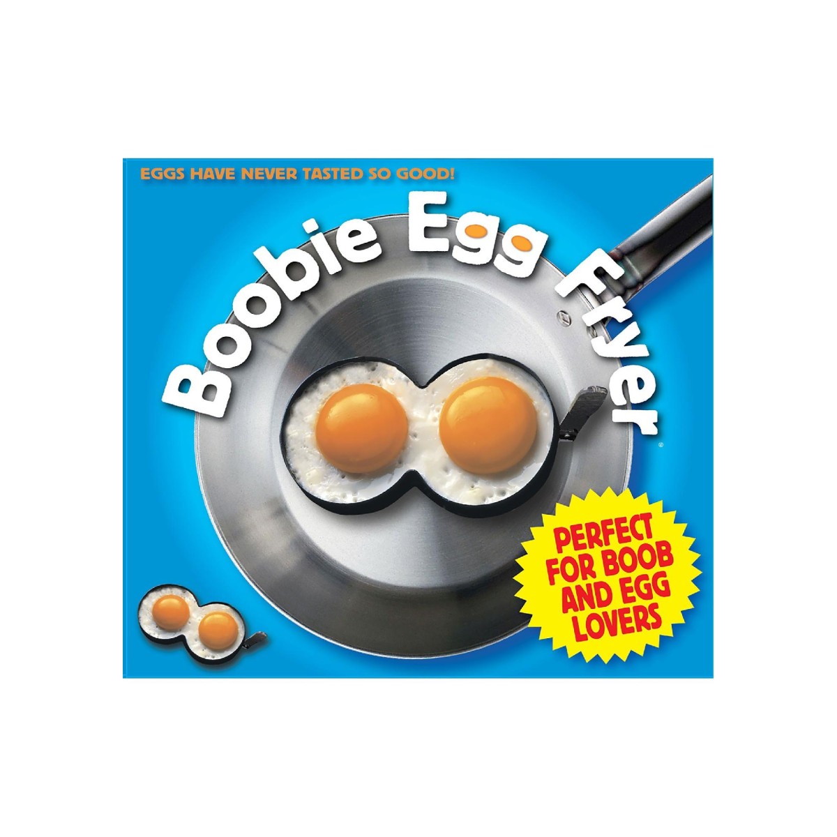 Accessorio per uova a forma di tette Boobie Egg Fryer