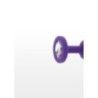 Plug anale small silicone viola con gioiello Plug anale small silicone viola con gioiello