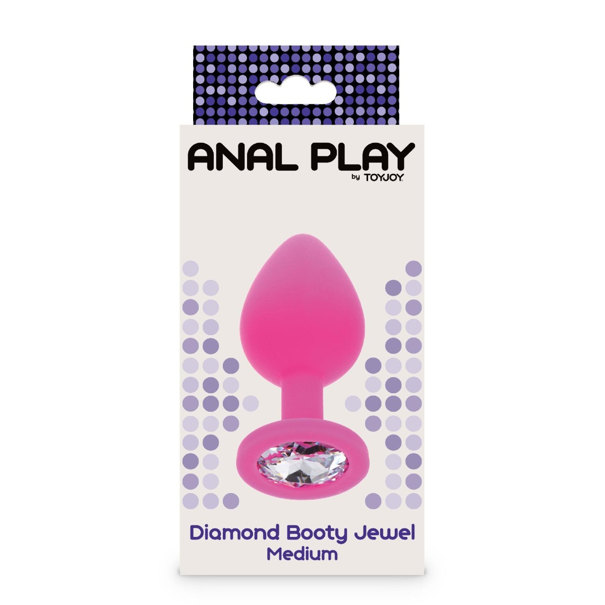Plug anale Diamond Booty Jewel Medium pink