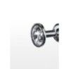 Plug anale small metallo pietra trasparente Plug anale small metallo pietra trasparente