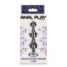 Plug anale a sfere Diamond Star Beads Large Plug anale a sfere Diamond Star Beads Large