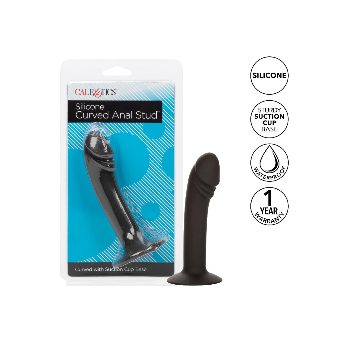 Fallo anale Curved Anal Stud