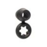 Anello fallico doppio Alpha Dual Magnum nero Anello fallico doppio Alpha Dual Magnum nero
