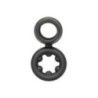Anello fallico doppio Alpha Dual Magnum nero Anello fallico doppio Alpha Dual Magnum nero